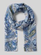 Codello Schal mit Paisley-Muster in Blau, Größe 1