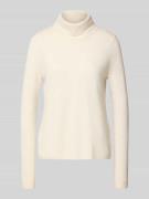 Christian Berg Woman Rollkragenpullover aus reinem Kaschmir in Offwhit...