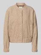 Tom Tailor Denim Regular Fit Bomberjacke mit Viskose-Anteil in Beige, ...