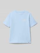 Jack & Jones T-Shirt mit Label-Print in Bleu, Größe 140