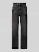 Hugo Blue Loose Fit Jeans aus reiner Baumwolle Modell 'LENI_B' in Blac...