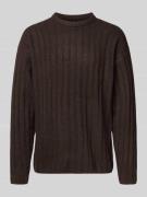 Jack & Jones Strickpullover mit gerippten Abschlüssen Modell 'BRADLEY'...