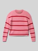 Only Regular Fit Strickpullover aus Viskose-Mix Modell 'FRANCA' in Ros...