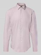 BOSS Slim Fit Hemd mit einreihiger Knopfleiste Modell 'HANK' in Sand, ...