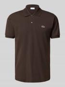 Lacoste Regular Fit Poloshirt aus reiner Baumwolle in Dunkelbraun, Grö...