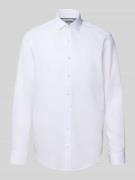 Jake*s Regular Fit Business-Hemd mit Kentkragen in Weiss, Größe 45/46