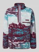 COLUMBIA Sweatshirt aus Teddyfell in Bordeaux, Größe L