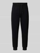 BOSS Regular Fit Sweatpants aus Baumwoll-Mix Modell 'LAMONT' in Black,...