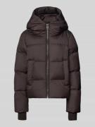 Marc O'Polo Regular Fit Daunenjacke mit Kapuze in Mittelbraun, Größe 4...