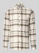 Lindbergh Freizeithemd mit Knopfleiste in Offwhite, Größe M