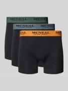 MCNEAL Boxershorts mit elastischem Logo-Bund im 3er-Pack in Black, Grö...