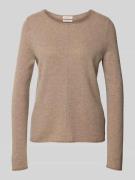 Christian Berg Woman Strickpullover aus reinem Kaschmir in Mud Melange...
