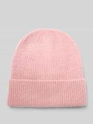 ICHI Strickmütze mit breitem Umschlag Modell 'IAIVO' in Hellrosa, Größ...