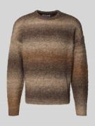 JAKE*S STUDIO MEN Regular Fit Pullover mit Woll-Anteil in Dunkelbraun,...