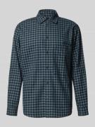 Scotch & Soda Relaxed Fit Freizeithemd mit Kentkragen in Dunkelblau, G...