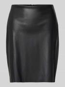 Vila Minirock in Leder-Optik Modell 'DAGMAR' in Black, Größe 34