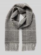 Barbour Schal aus Double-Face-Lammwolle Modell 'NOELLE' in Dunkelgrau,...