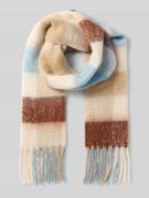 Jake*s Casual Schal mit Woll-Anteil und Kordelabschlüssen in Hellblau,...