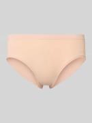 Sloggi Slip mit elastischem Bund in Beige, Größe M