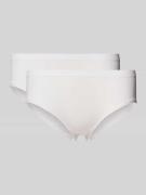 Sloggi Slip mit elastischem Bund in Offwhite, Größe L