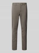 Only & Sons Slim Fit Chino aus Viskose-Mix Modell 'MARK' in Hellbraun,...