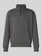 Tom Tailor Denim Regular Fit Sweatshirt aus Baumwoll-Mix in Anthrazit,...