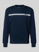 Tom Tailor Denim Regular Fit Sweatshirt aus Baumwoll-Mix in Dunkelblau...