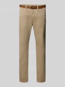 Tom Tailor Denim Slim Fit Chino aus Baumwoll-Mix in Hazel, Größe 29/30