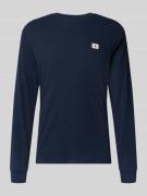 Calvin Klein Jeans Longsleeve mit Strukturmuster in Marine, Größe L