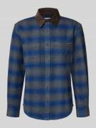 Calvin Klein Jeans Slim Fit Hemdjacke mit Brusttaschen in Dunkelblau, ...