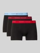Tommy Hilfiger Trunks aus Baumwoll-Mix im 3er-Pack in Rot, Größe L