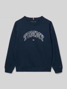 Tommy Hilfiger Teens Regular Fit Sweatshirt aus Baumwoll-Mix in Marine...
