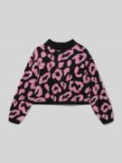 s.Oliver RED LABEL Loose Fit Strickpullover aus Baumwoll-Mix in Rosa, ...