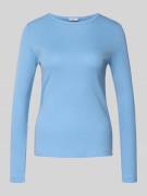 s.Oliver RED LABEL Slim Fit Langarmshirt aus reiner Baumwolle in Blau,...