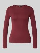 s.Oliver RED LABEL Slim Fit Langarmshirt aus reiner Baumwolle in Borde...