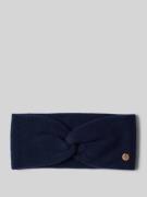 Fraas Kaschmirstirnband mit Label-Applikation in Dunkelblau, Größe 1
