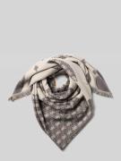 Guess Schal mit Allover-Logo-Stitching Modell 'Kefiah' in Taupe, Größe...