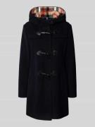 Gil Bret Dufflecoat mit Kaschmir-Anteil in Dunkelblau, Größe 34