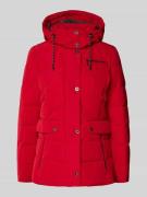 Gil Bret Steppjacke mit Reißverschlusstaschen in Rot, Größe 36