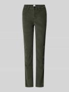 Brax Slim Fit Cordhose aus Baumwoll-Mix Modell 'Mary' in Dunkelgruen, ...