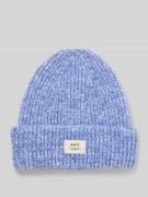 Barts Mütze in Strick-Optik Modell 'Owlet' in Blau, Größe 1
