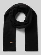 Barts Schal mit gerippten Abschlüssen Modell 'Witzia' in Black, Größe ...