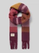 Barts Schal mit Fransen Modell 'Eluzabeth' in Bordeaux, Größe 1