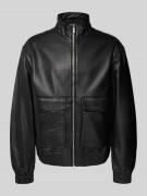 SELECTED HOMME Regular Fit Lederjacke aus echtem Lammleder Modell 'JOS...