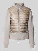 monari Steppjacke mit Reißverschluss in Taupe, Größe 36