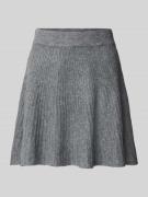 Noisy May Minirock mit elastischem Bund Modell 'NOLA' in Mittelgrau, G...
