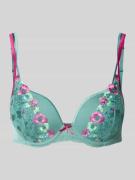 Marie Jo BH mit floralem Stitching Modell 'Lizelot' in Gruen, Größe 85...