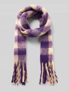 ICHI Schal mit Fransen Modell 'IAMANUELLA' in Lila, Größe 1