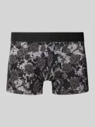 HOM Trunks im Allover-Look mit elastischem Bund Modell 'Fairmont' in B...