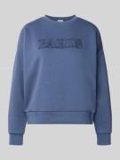 Vila Sweatshirt mit Rundhalsausschnitt Modell 'REFLECT' in Rauchblau, ...